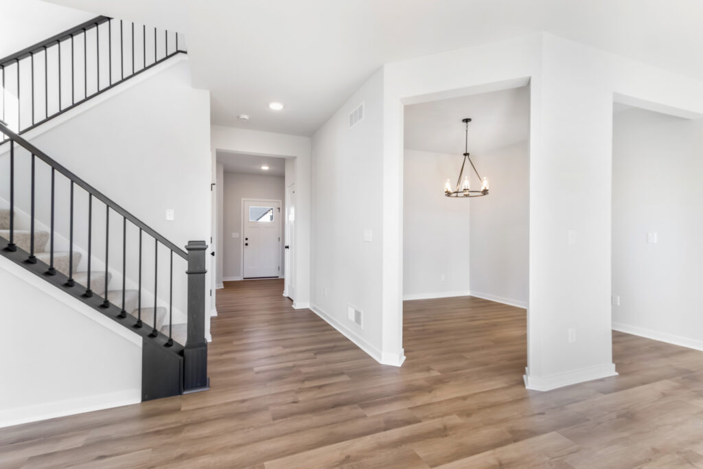 The Prescott Dining Room by Stepping Stone Homes WI