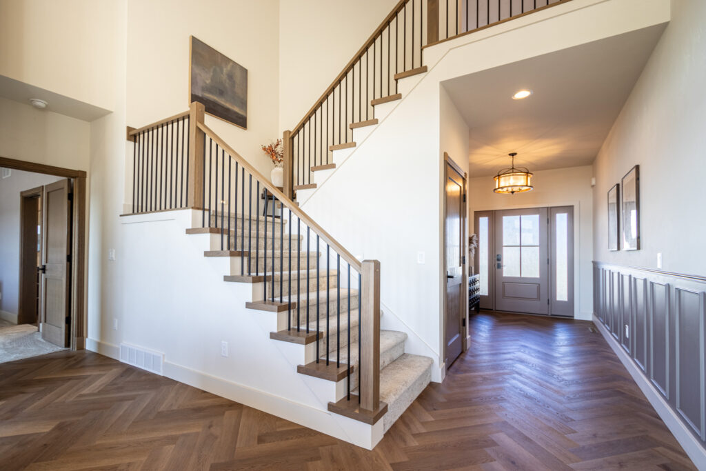 The Riley Model Home Foyer