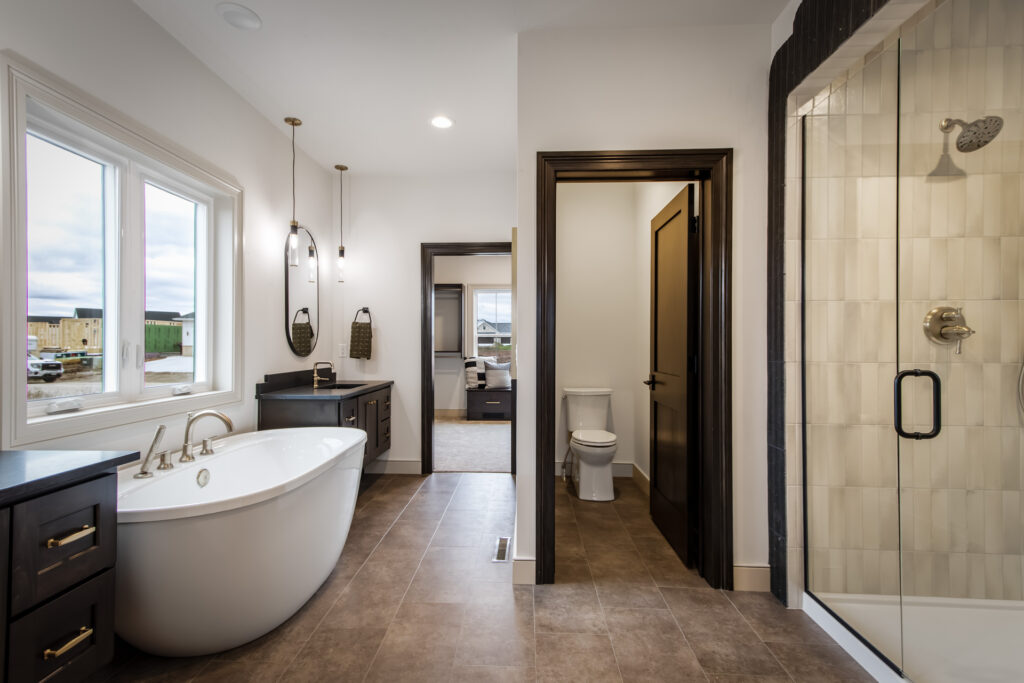 The Riley Model Home Bathroom
