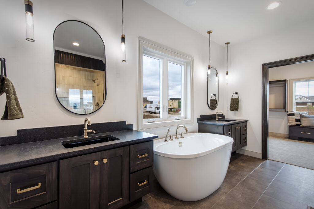 The Riley Model Home Bathroom