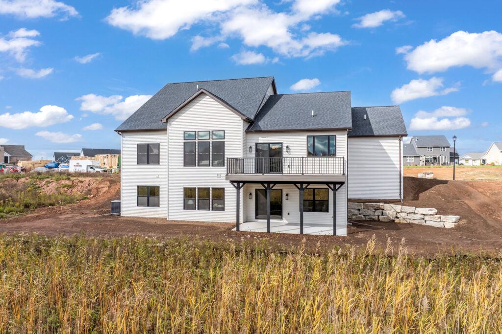 The Riley Model Home Rear Exterior