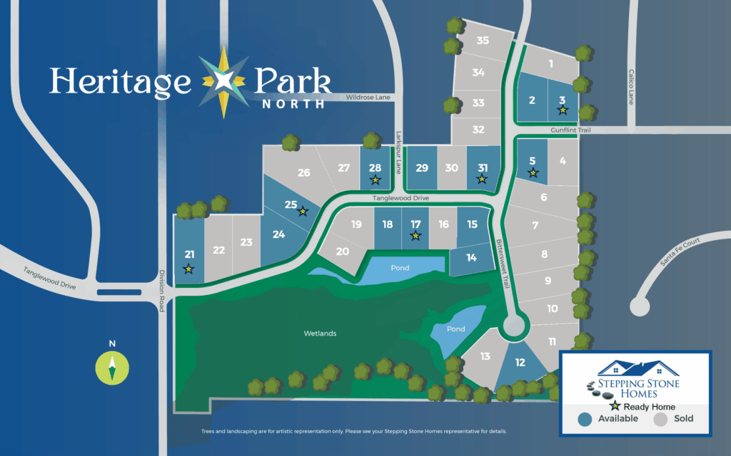 Heritage Park North Map New Home Community in Germantown WI