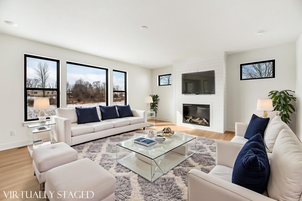 The Berkshire Great Room by Stepping Stone Homes