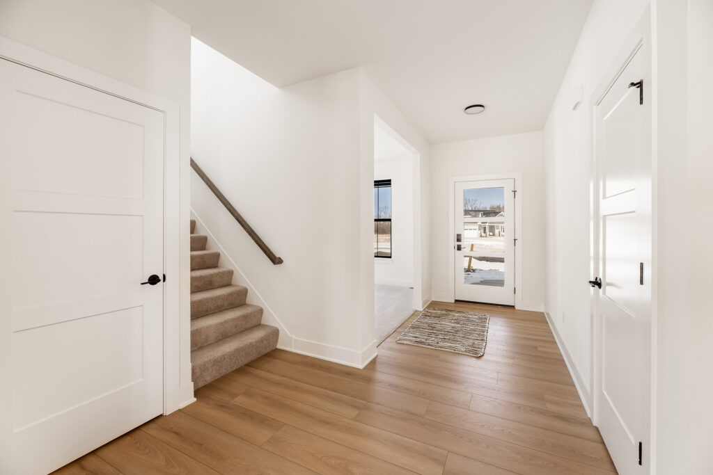 The Berkshire Foyer by Stepping Stone Homes