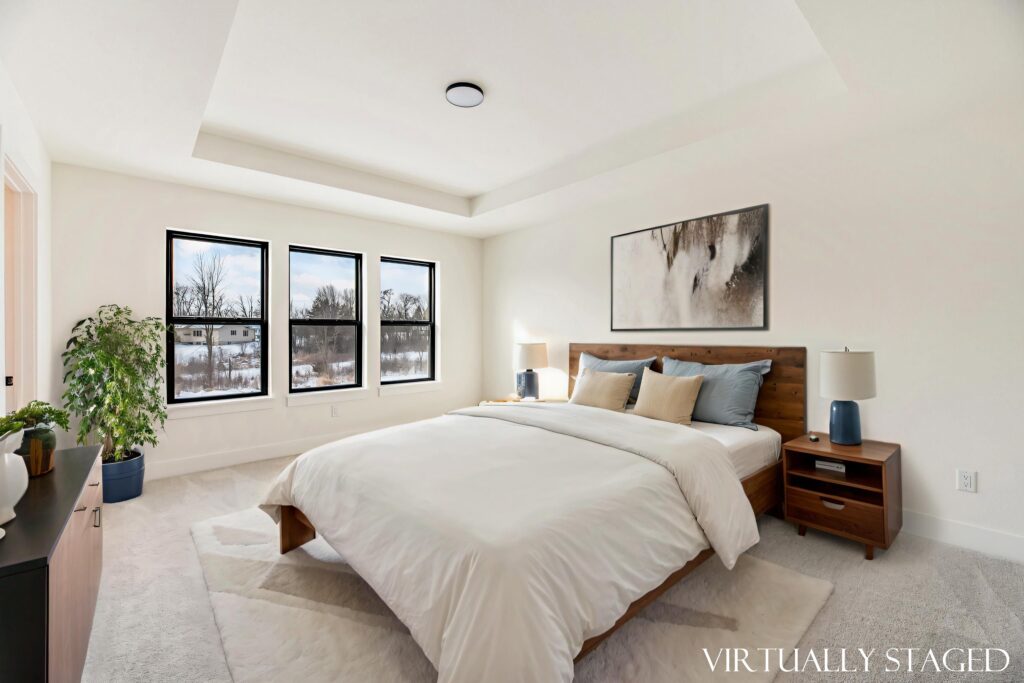 The Berkshire Master Bedroom by Stepping Stone Homes