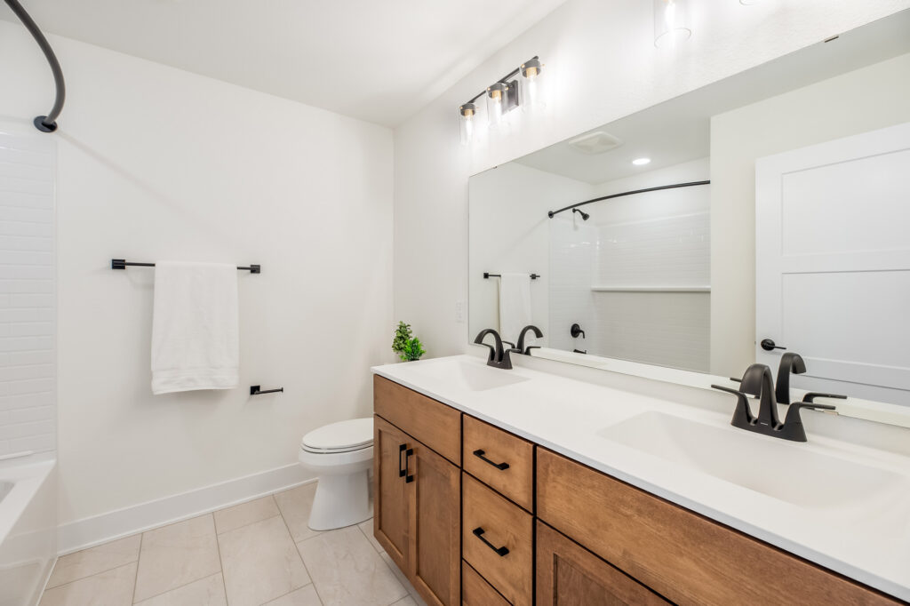 The Berkshire Bathroom by Stepping Stone Homes
