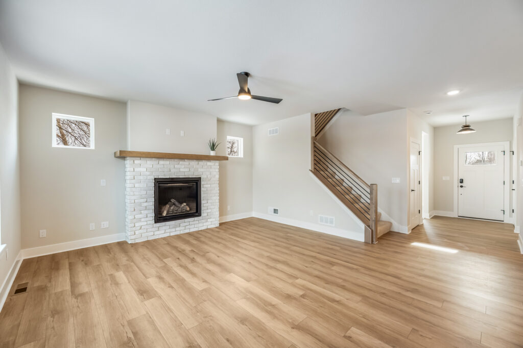 The Clara Great Room by Stepping Stone Homes