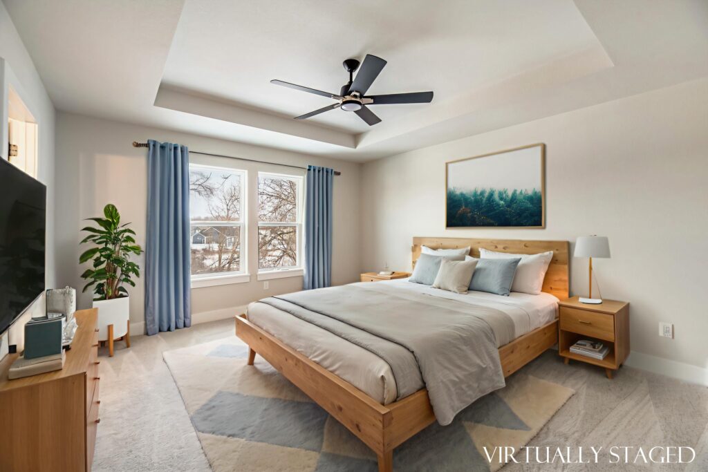 The Clara Master Bedroom by Stepping Stone Homes