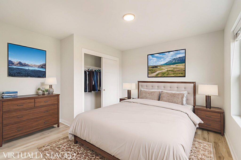 The Cypress Master Bedroom by Stepping Stone Homes