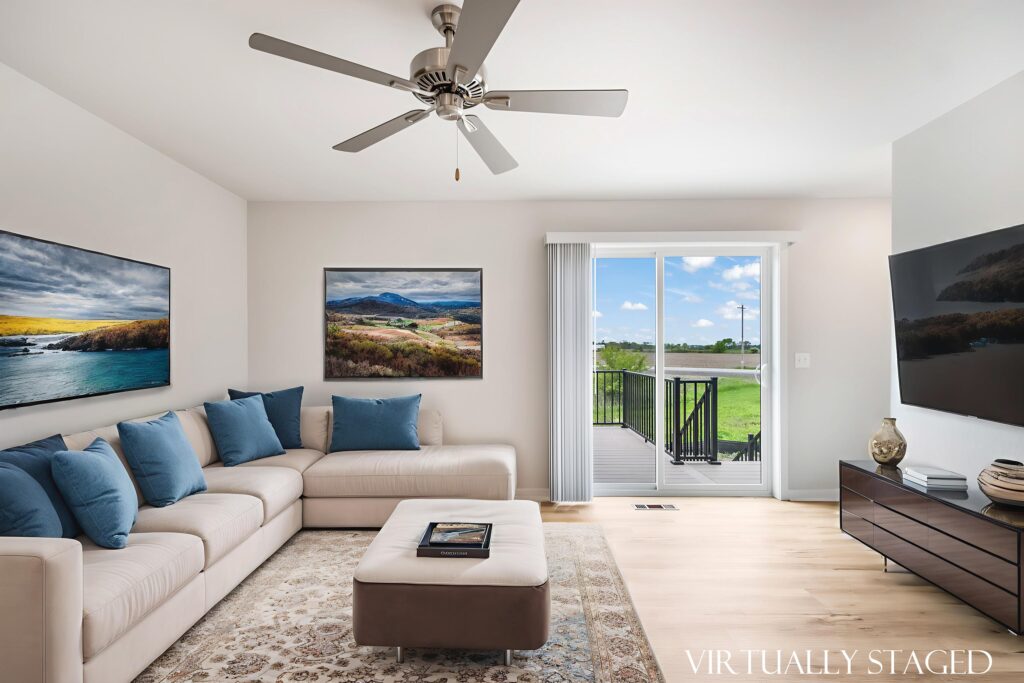 The Pine Great Room by Stepping Stone Homes