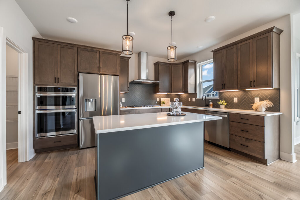 The Riley Model Home Kitchen by Stepping Stone Homes
