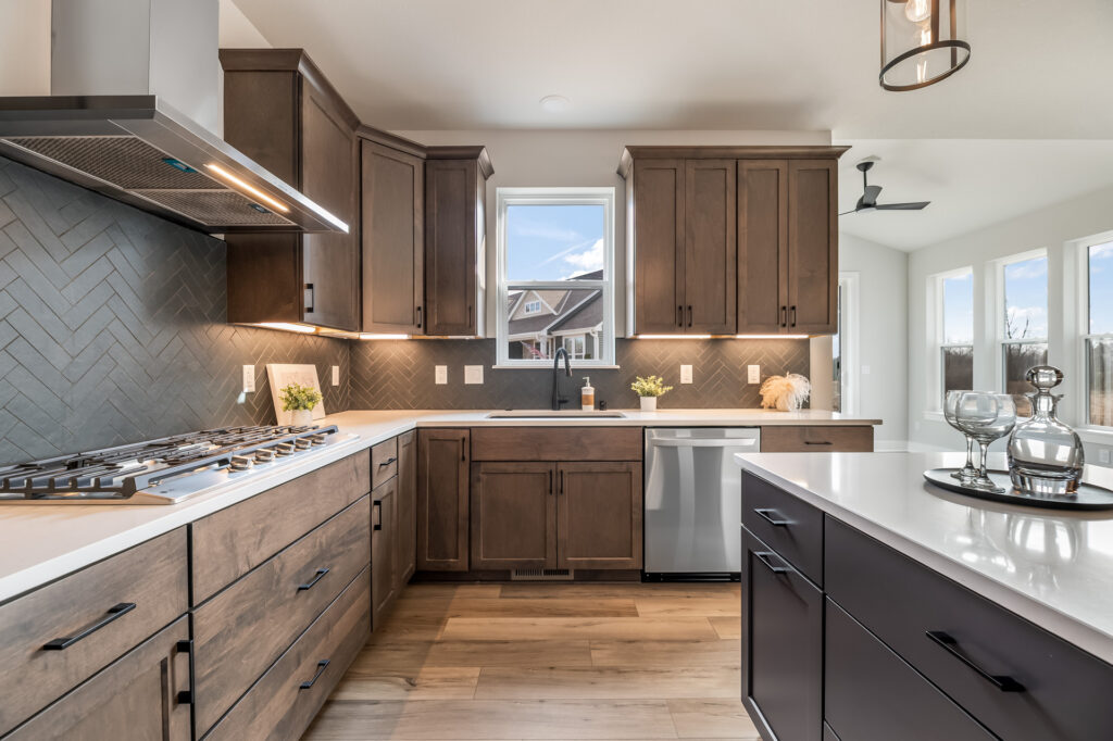 The Riley Model Home Kitchen by Stepping Stone Homes