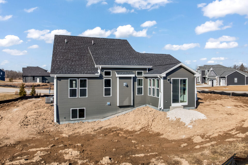 The Riley Model Home Rear Exterior by Stepping Stone Homes