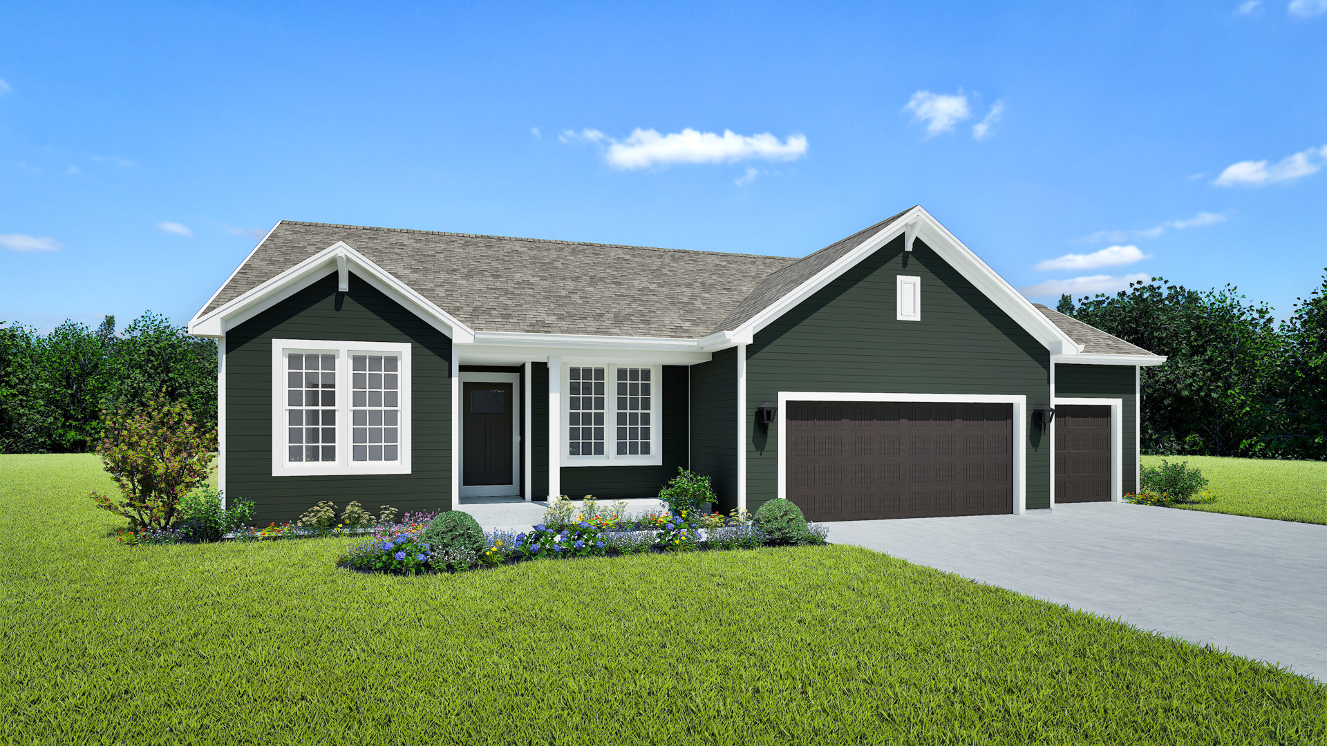 The Ashland Home Model Rendering Stepping Stone Homes