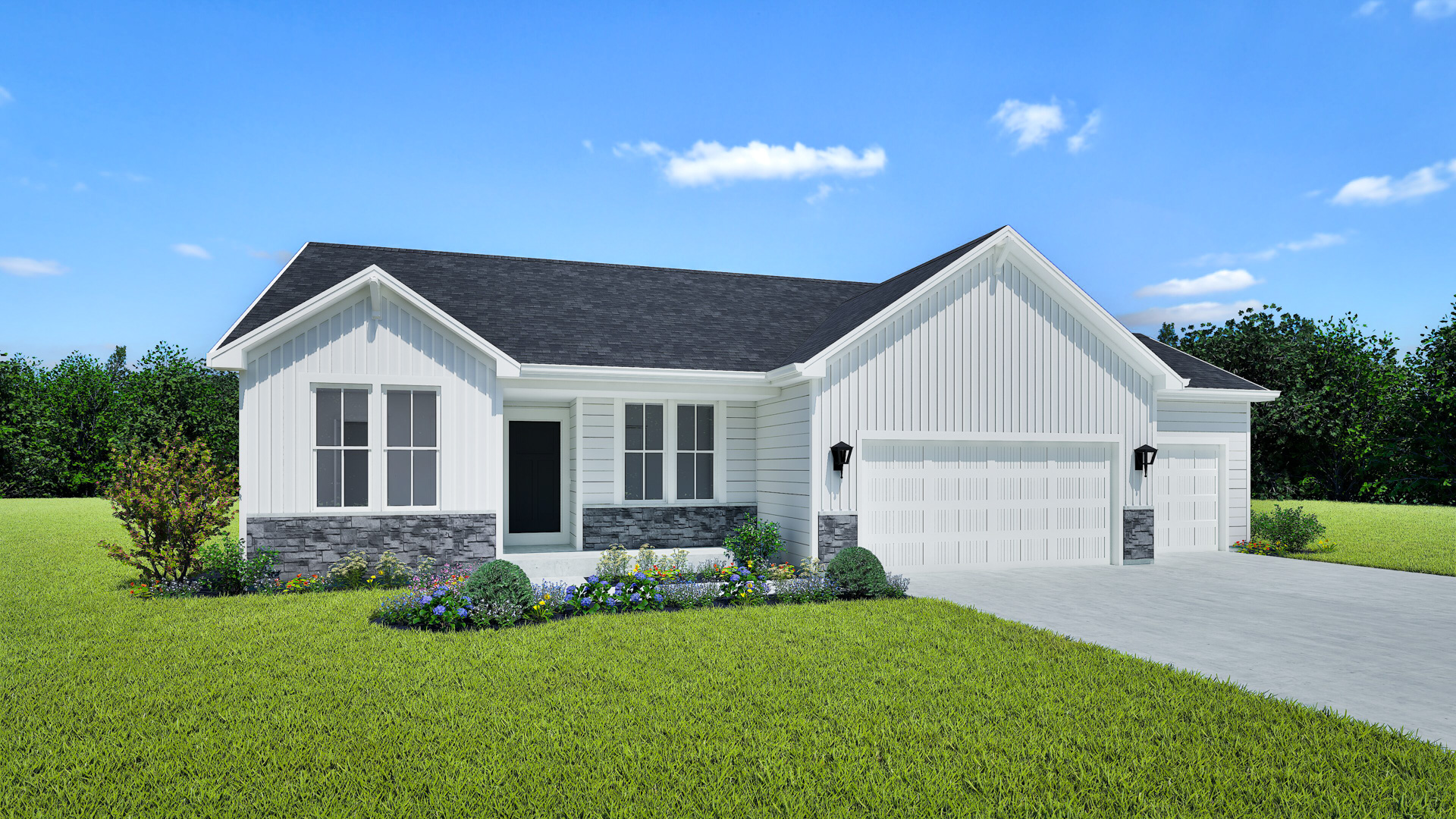 The Ashland Home Model Rendering Stepping Stone Homes
