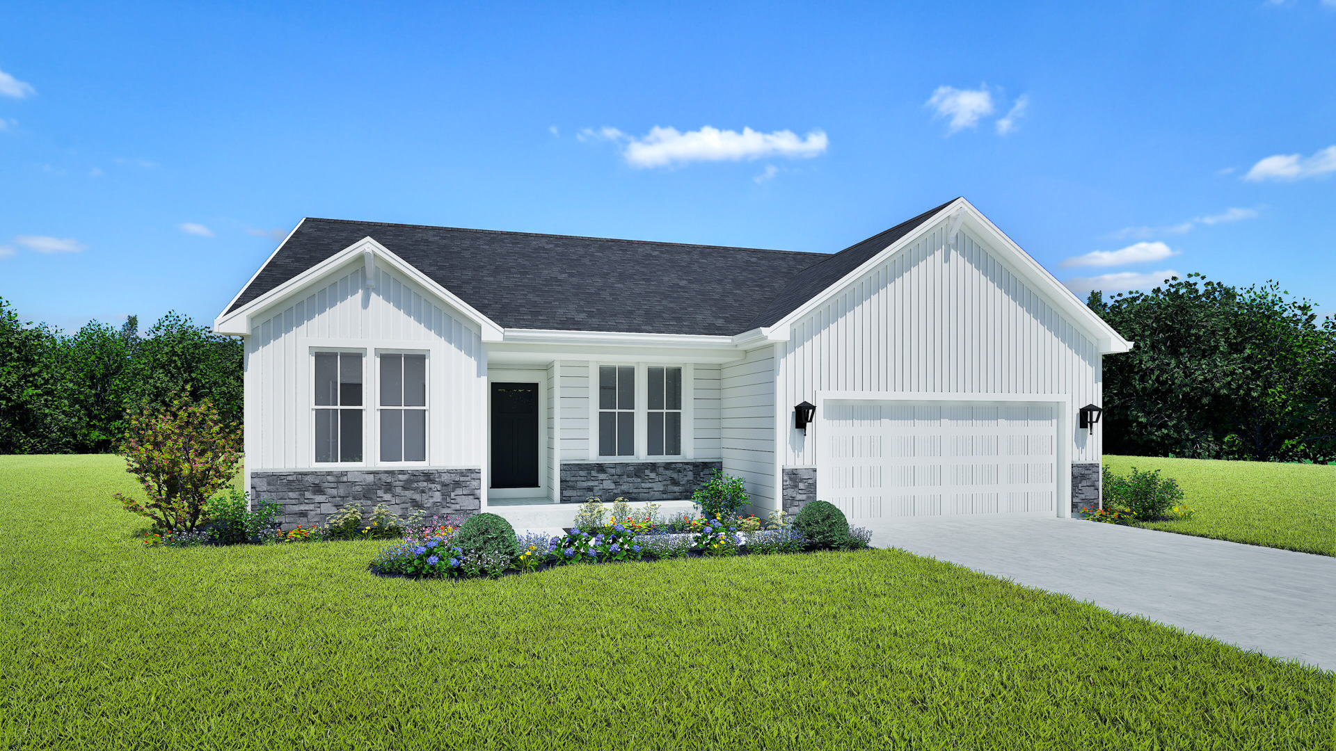 The Ashland Home Model Rendering Stepping Stone Homes