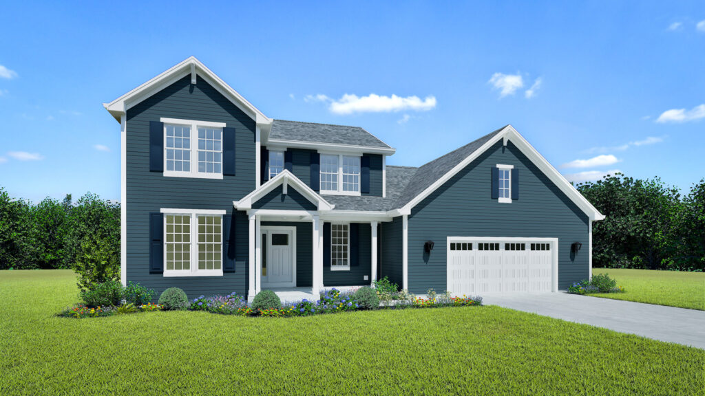 Aubrey Home Model Rendering Stepping Stone Homes Wisconsin