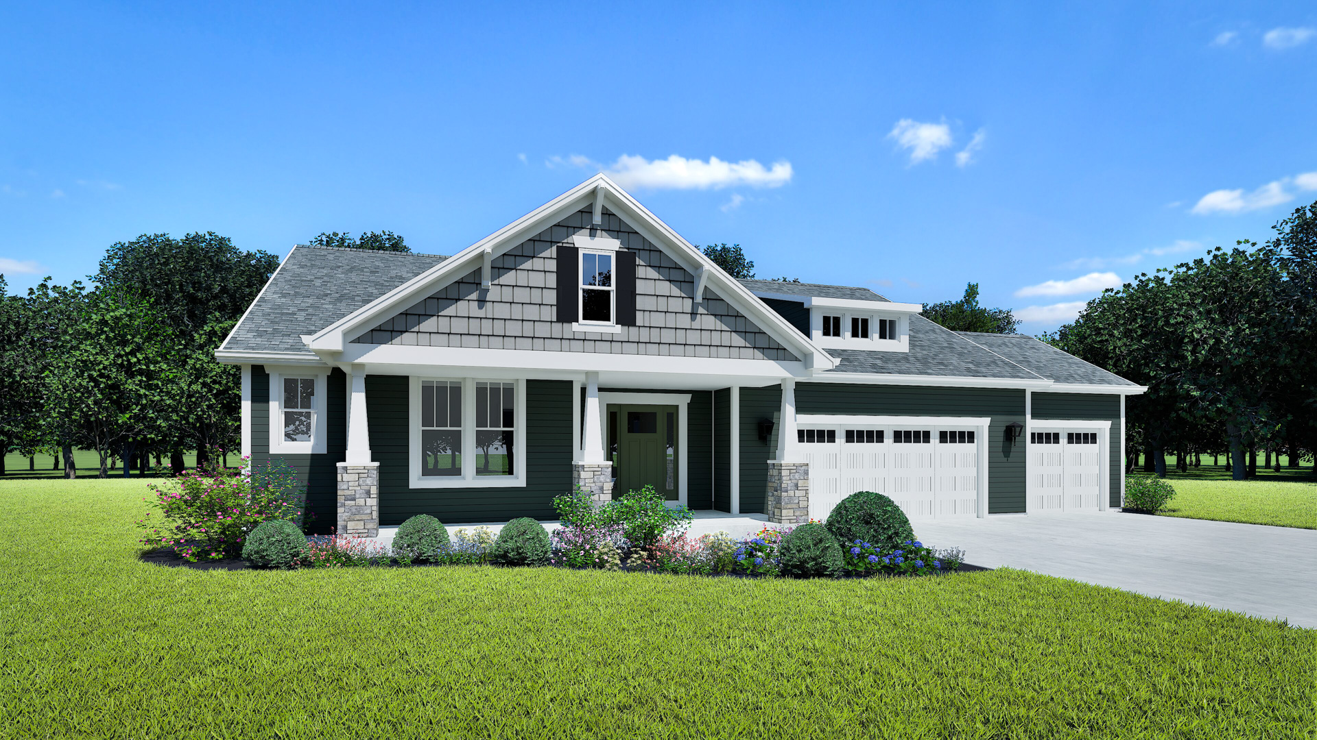 Celeste Home Model Rendering Stepping Stone Homes Wisconsin