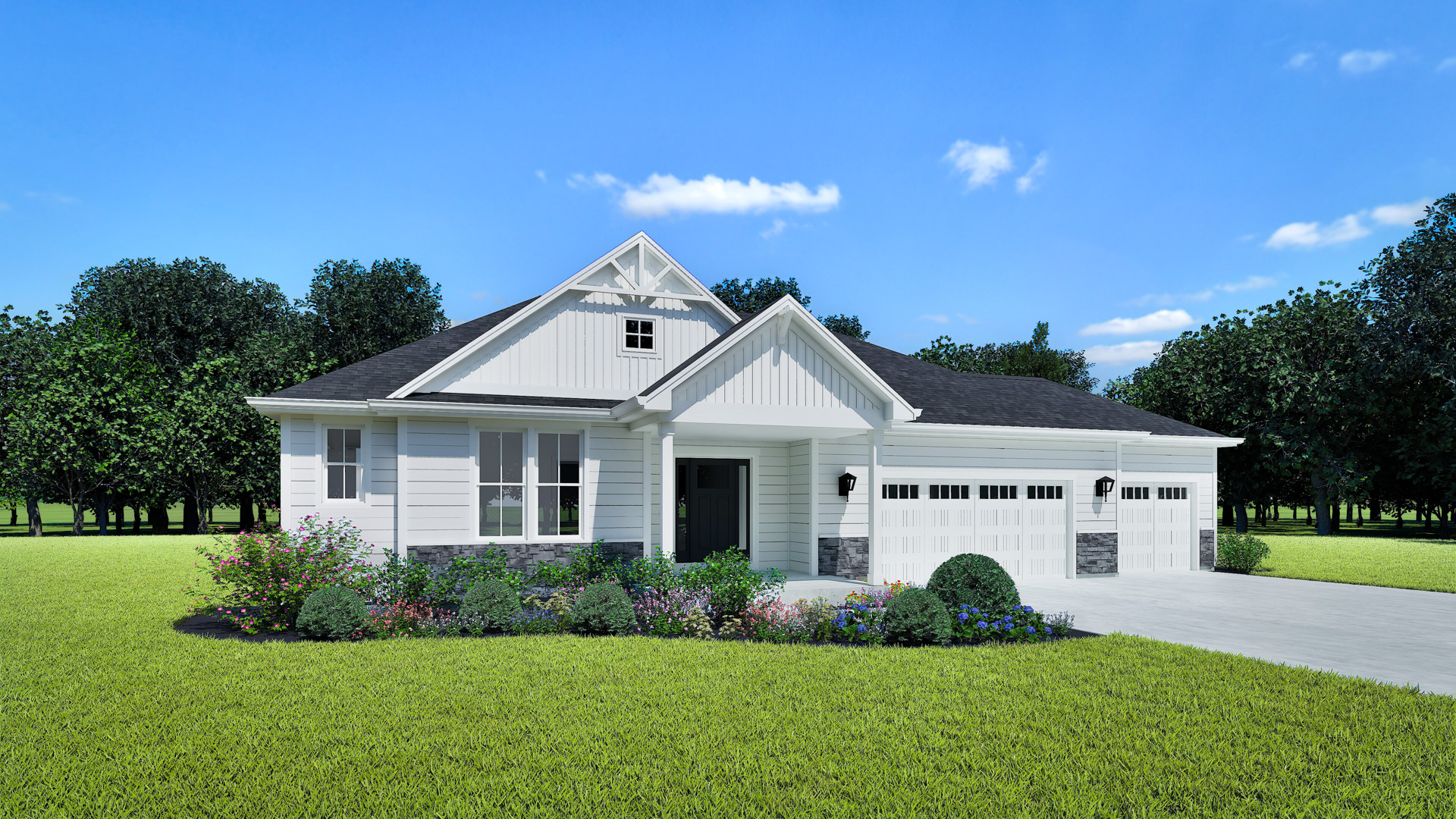Celeste Home Model Rendering Stepping Stone Homes Wisconsin
