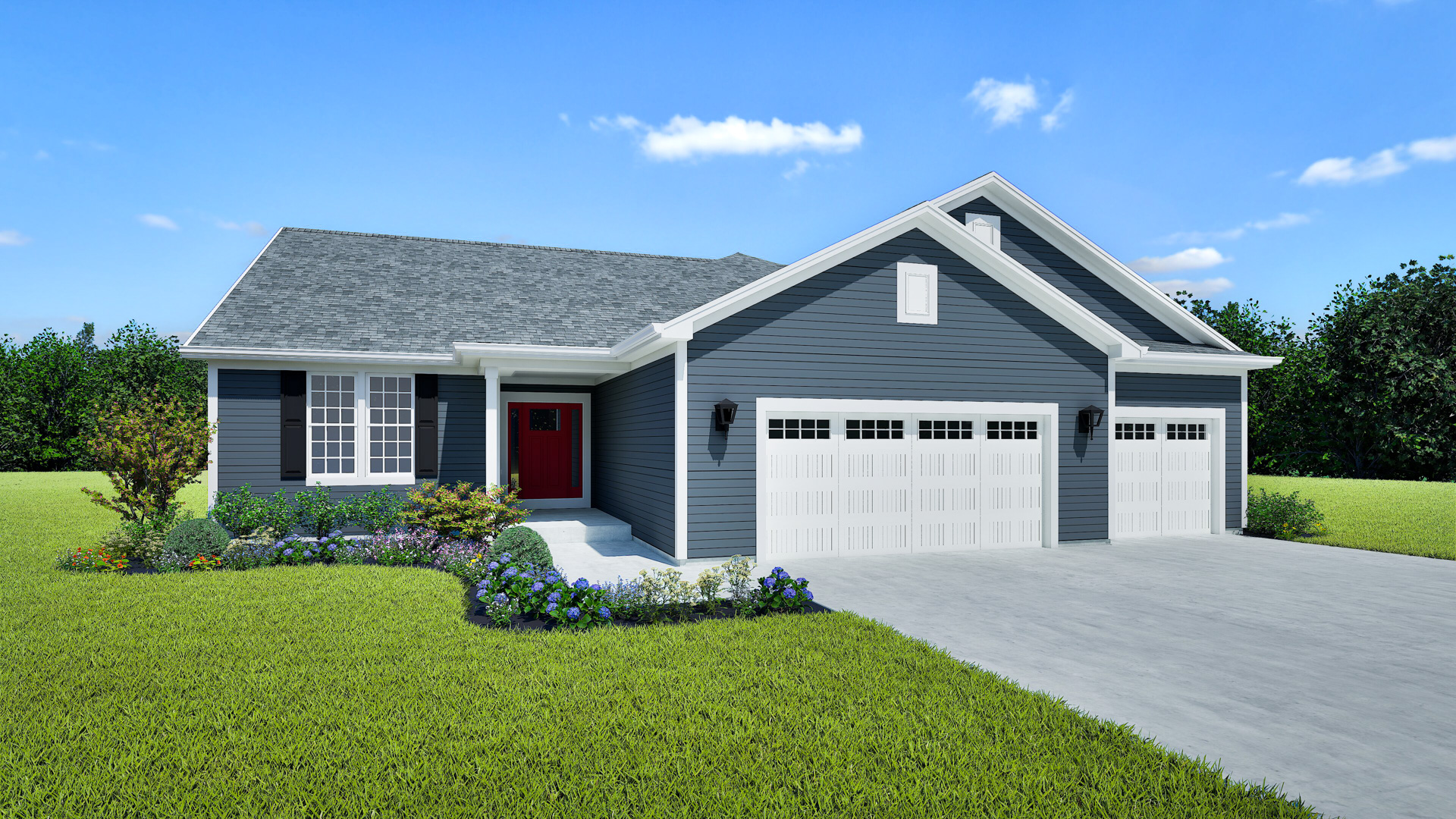 Celina Home Model Rendering by Stepping Stone Homes Wisconsin