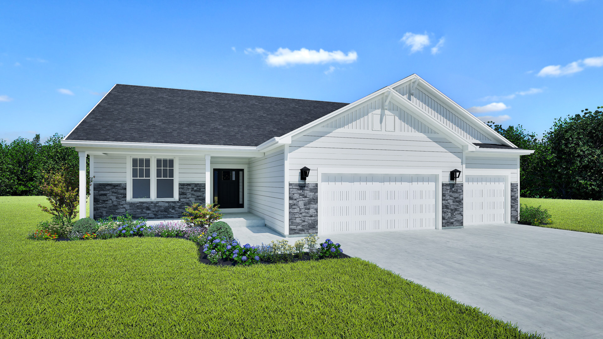 Celina Home Model Rendering by Stepping Stone Homes Wisconsin