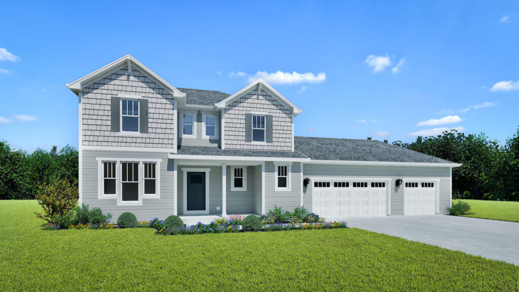 Clara Home Model Rendering Stepping Stone Homes Wisconsin