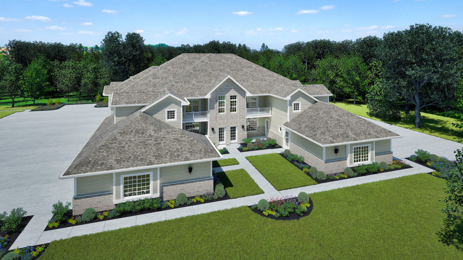 Edgewood Meadows Condo Rendering Stepping Stone Homes
