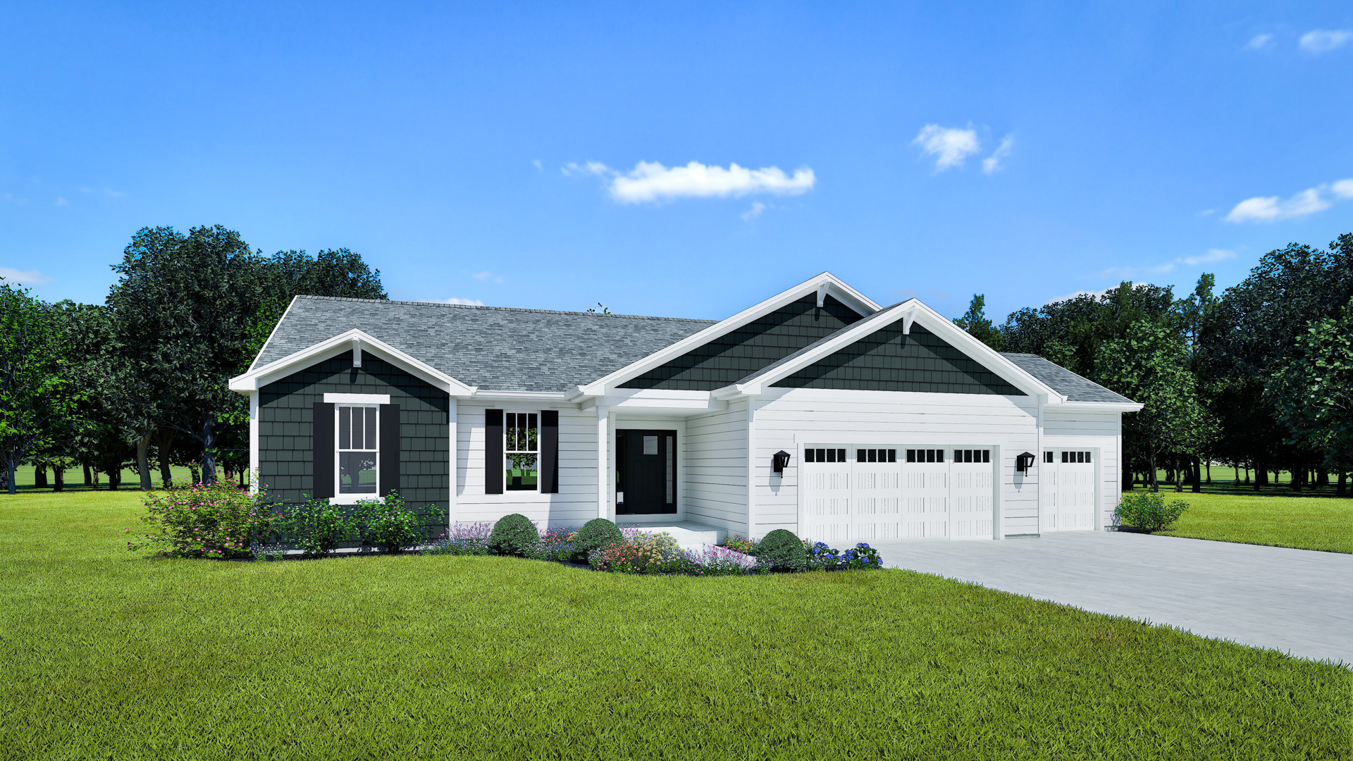 Eliza Home Model Rendering by Stepping Stone Homes Wisconsin