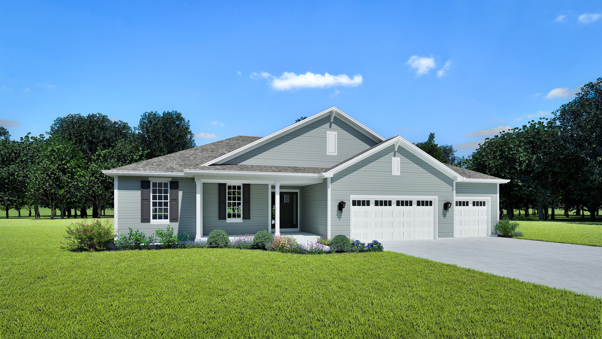 Eliza Home Model Rendering by Stepping Stone Homes Wisconsin