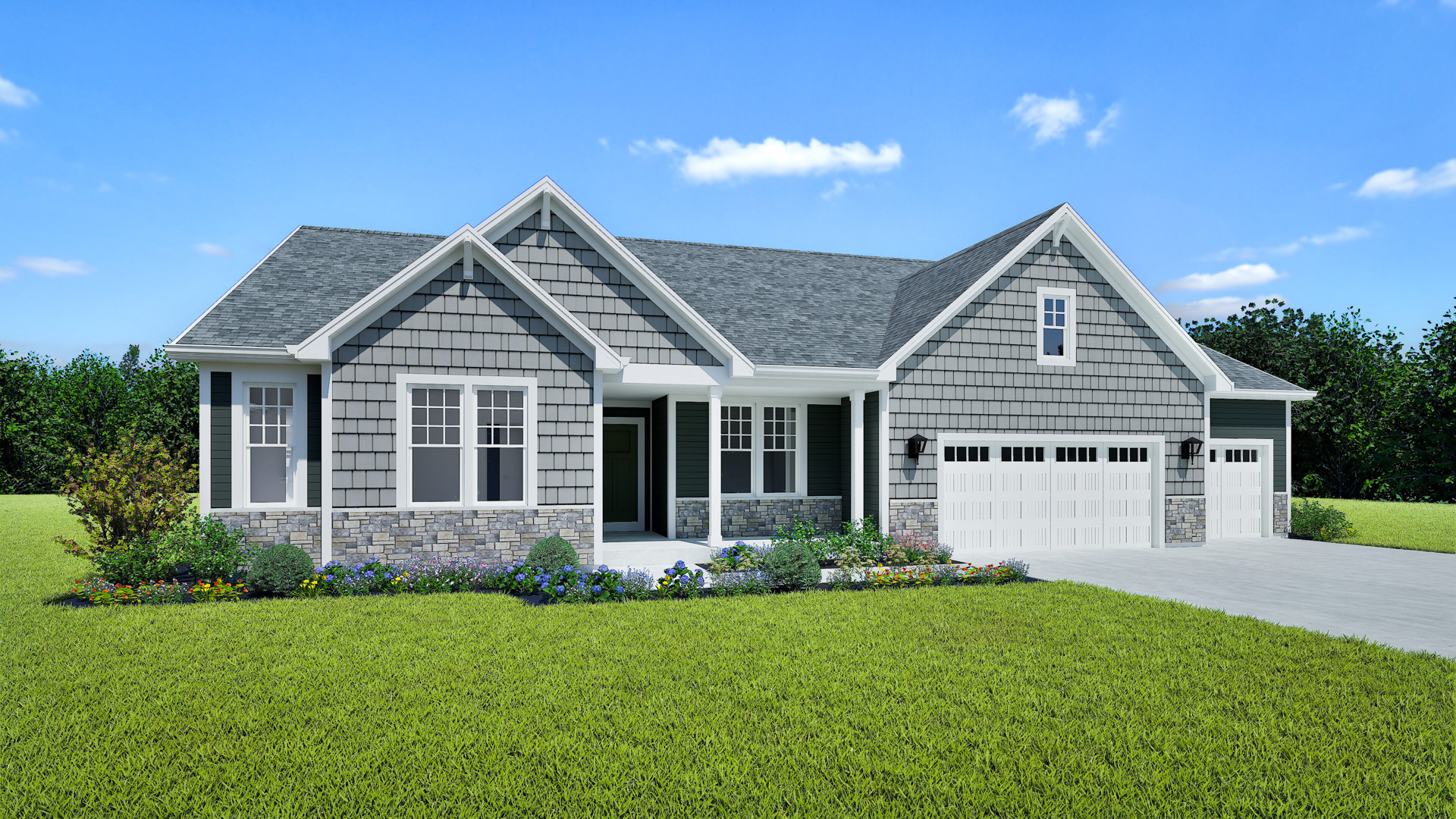 Elsa Home Model Rendering Stepping Stone Homes Wisconsin
