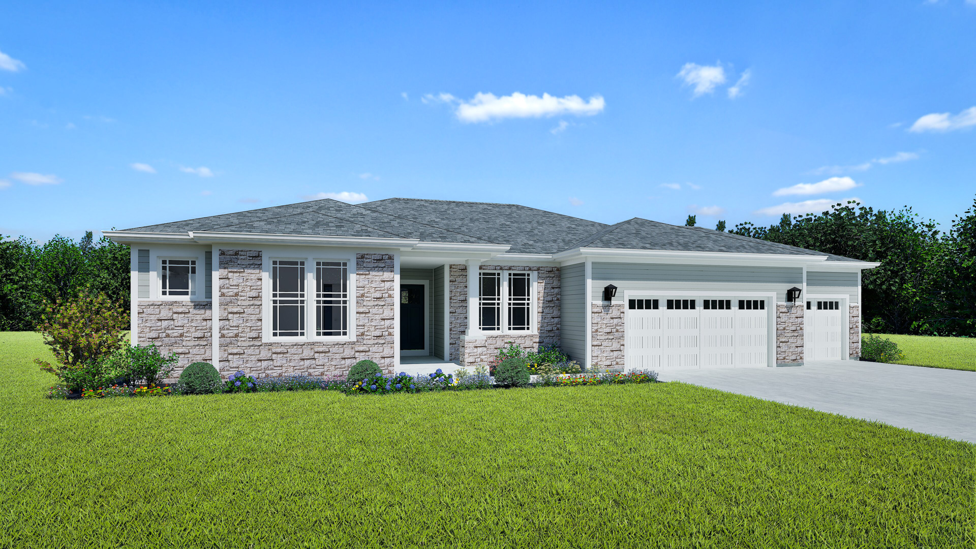 Elsa Home Model Rendering Stepping Stone Homes Wisconsin