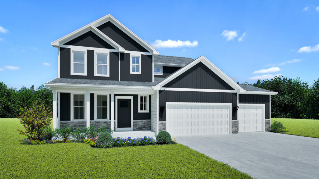 Geneva Home Model Rendering Stepping Stone Homes Wisconsin