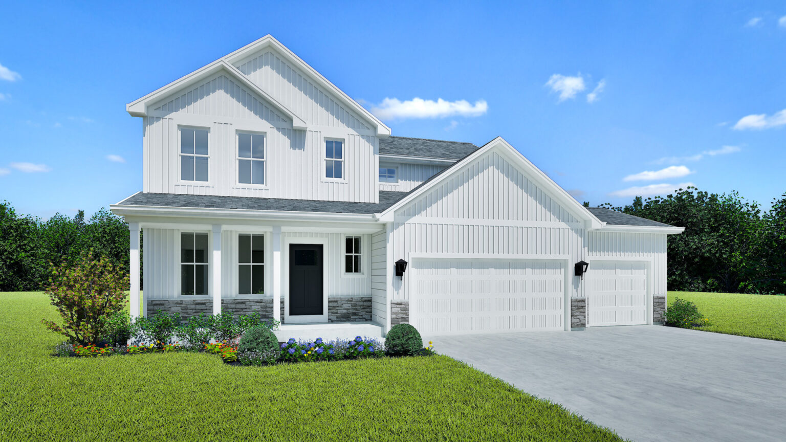 Geneva Home Model Rendering Stepping Stone Homes Wisconsin