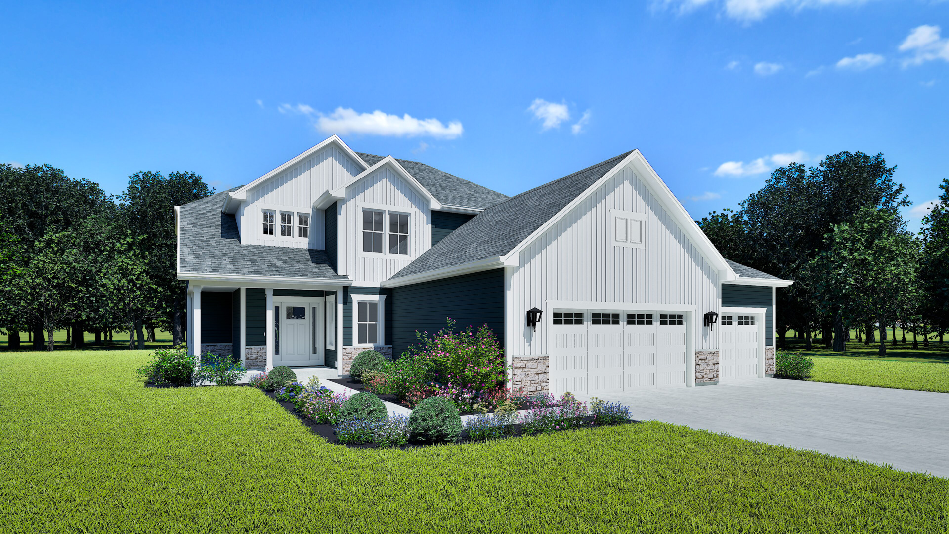 The Isabella Home Model Rendering by Stepping Stone Home Wisconsin