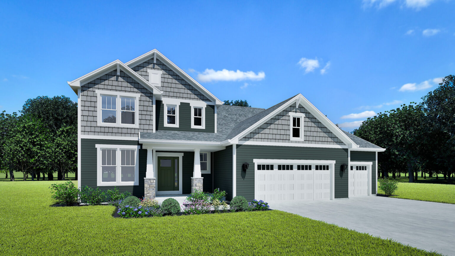 The Julia Home Model Rendering Stepping Stone Homes Wisconsin