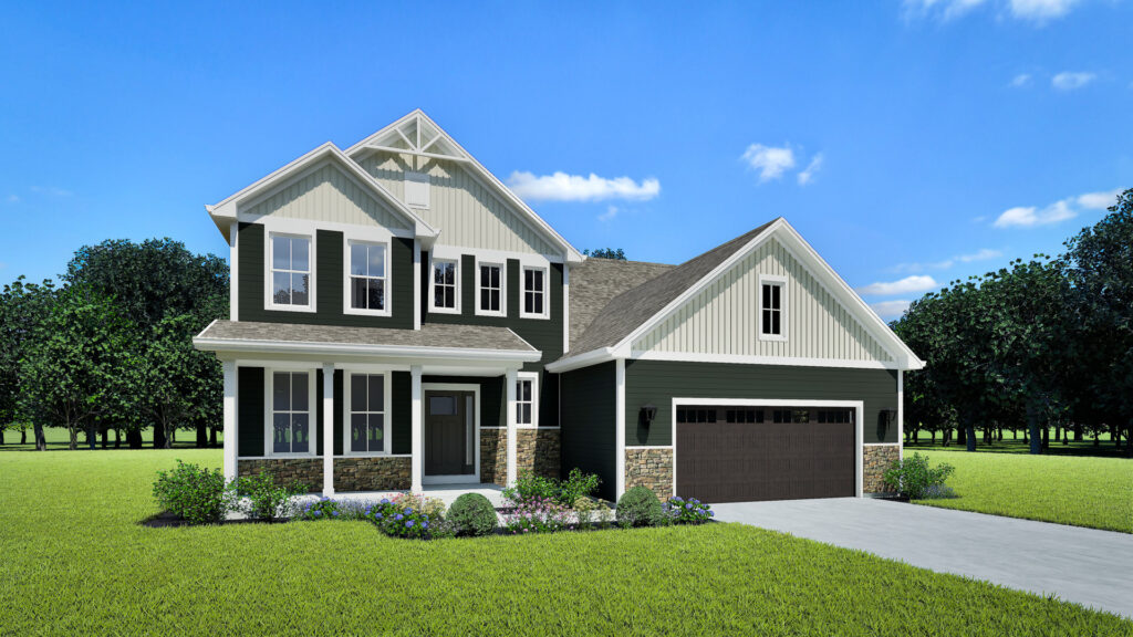 The Julia Home Model Rendering Stepping Stone Homes Wisconsin