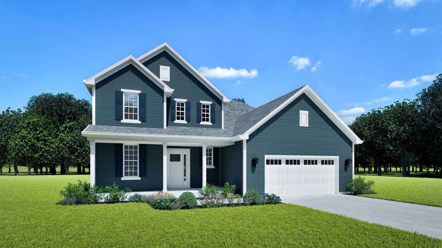 The Julia Home Model Rendering Stepping Stone Homes Wisconsin