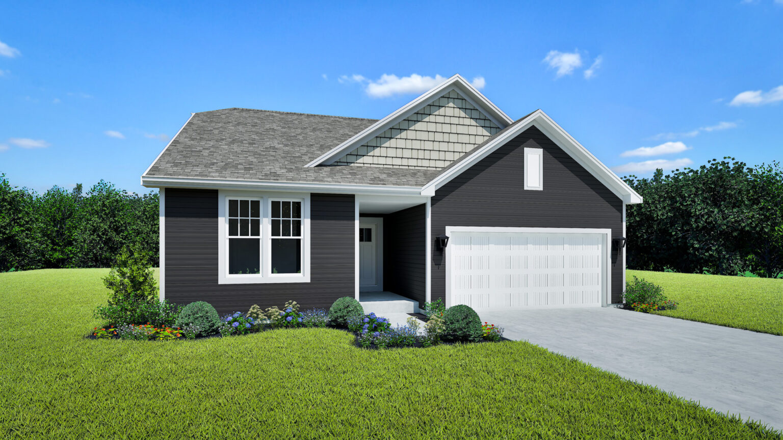 Madison Home Model Rendering Stepping Stone Homes Wisconsin