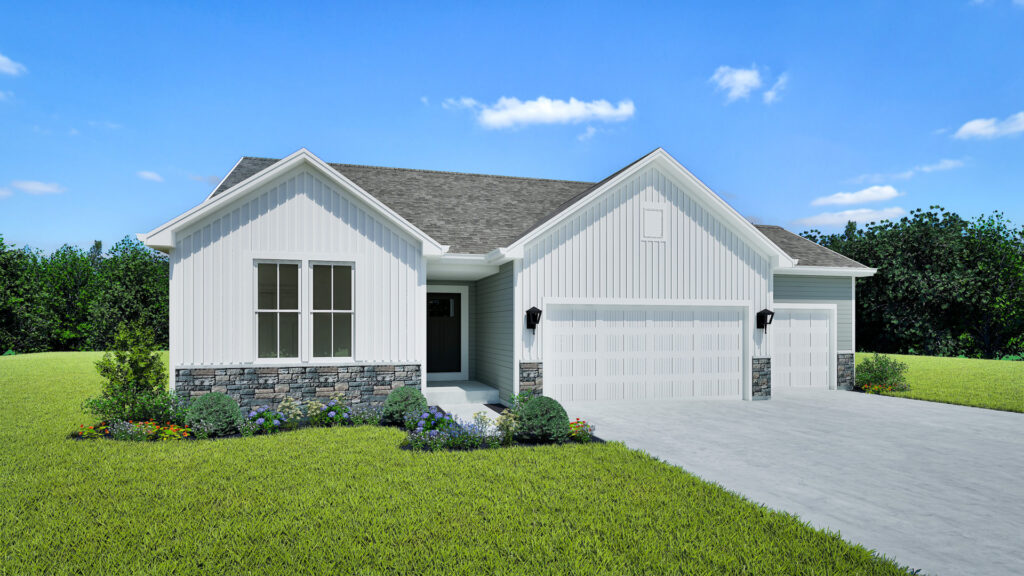 Madison Home Model Rendering Stepping Stone Homes Wisconsin