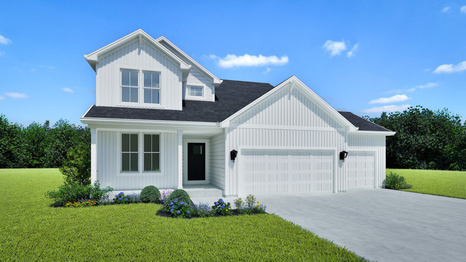 The Prescott Home Model Rendering Stepping Stone Homes Wisconsin