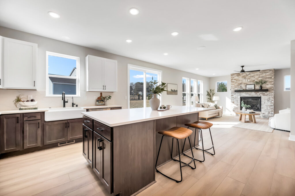 The Prescott Kitchen by Stepping Stone Homes WI