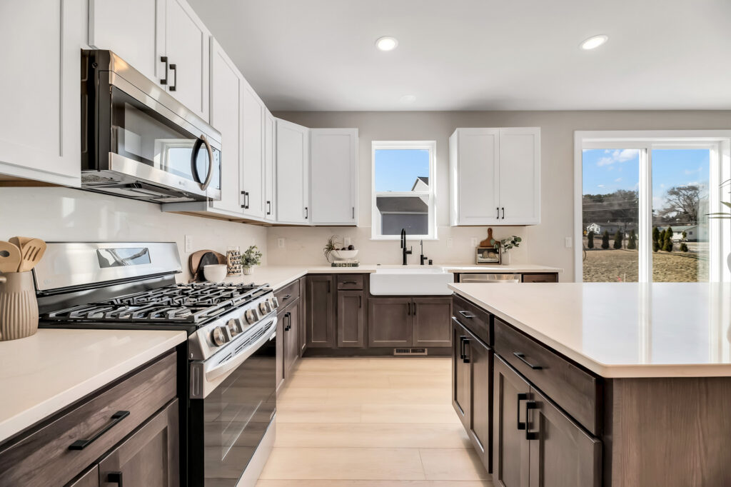 The Prescott Kitchen by Stepping Stone Homes WI