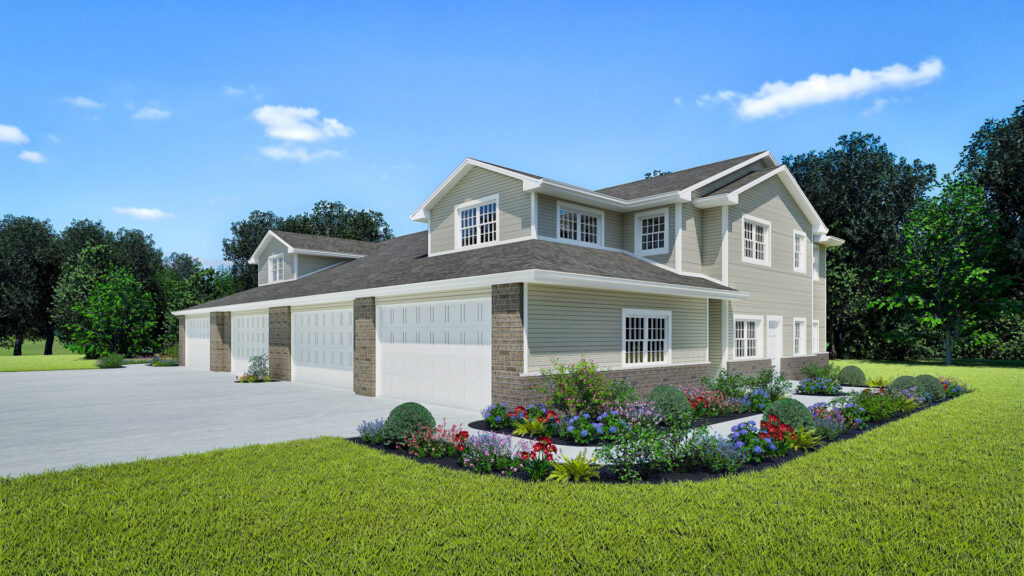Quiet Meadows Condo Model Rendering by Stepping Stone Homes