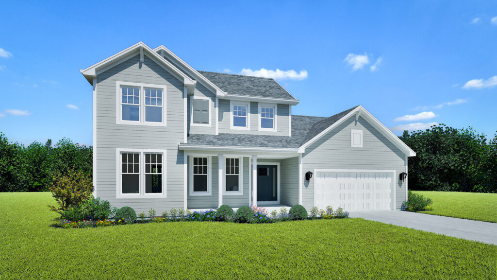 The Riley Home Model Rendering Stepping Stone Homes WI
