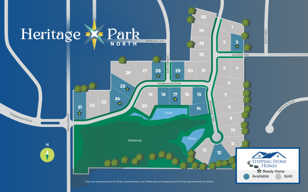 Heritage Park North Map New Home Community in Germantown WI