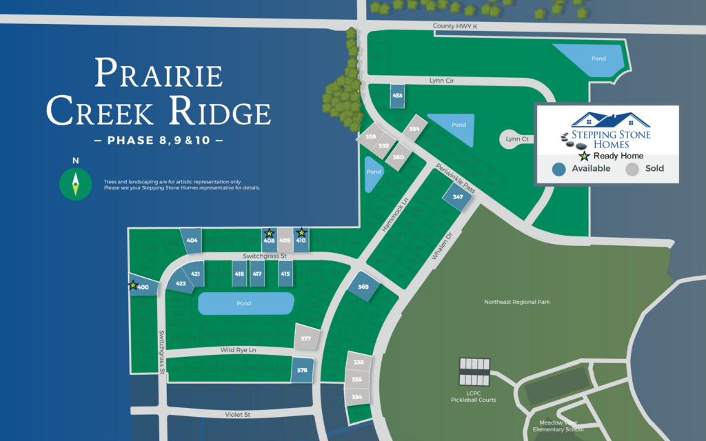 Prairie Creek Ridge New Home Community Map Oconomowoc WI