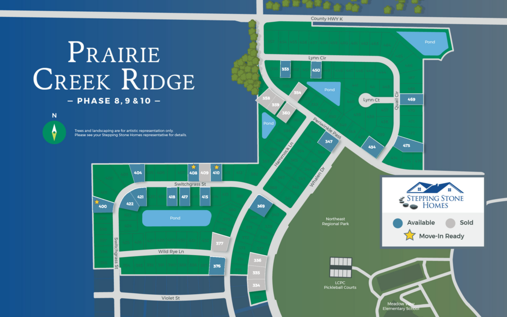Prairie Creek Ridge New Home Community Map Oconomowoc WI