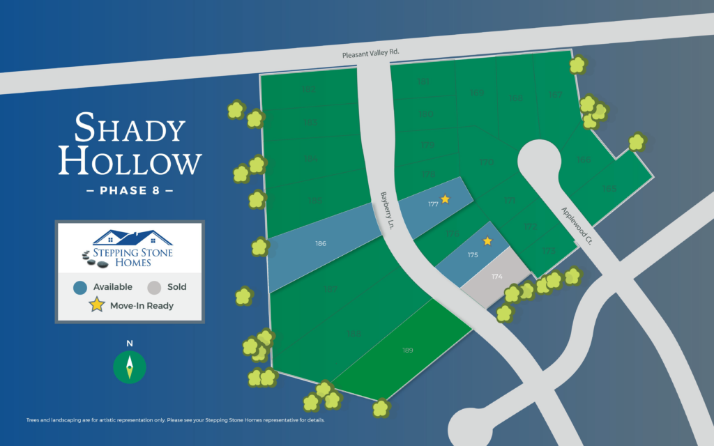 Shady Hollow New Home Community Map Grafton WI
