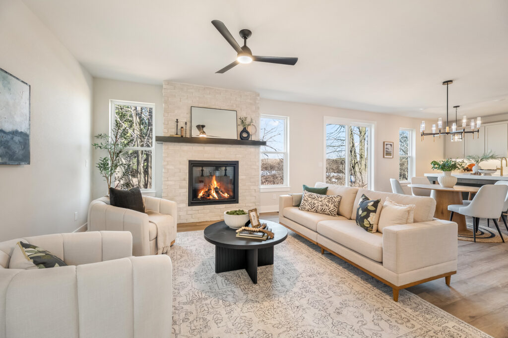 The Julia Great Room by Stepping Stone Homes WI