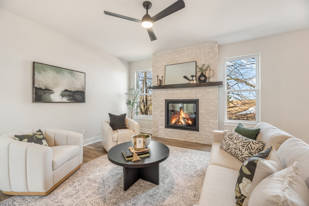 The Julia Great Room by Stepping Stone Homes WI